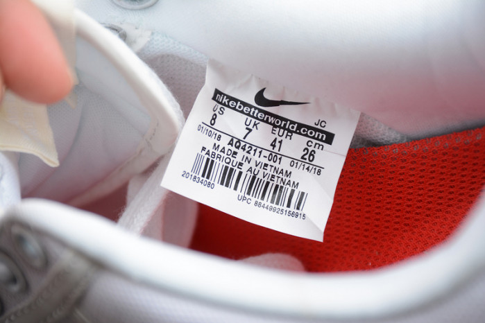 AIR FORCE 1 White LV  Head  Cover AQ4211  001