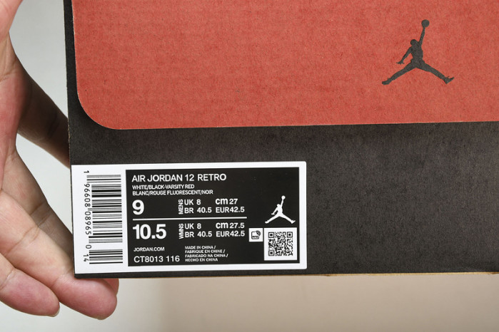 Air Jordan 12 “Cherry” CT8013-116