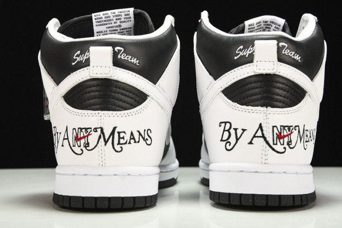 Supreme x Nike SB Dunk High QS “By Any Means”SUP  DN3741-002