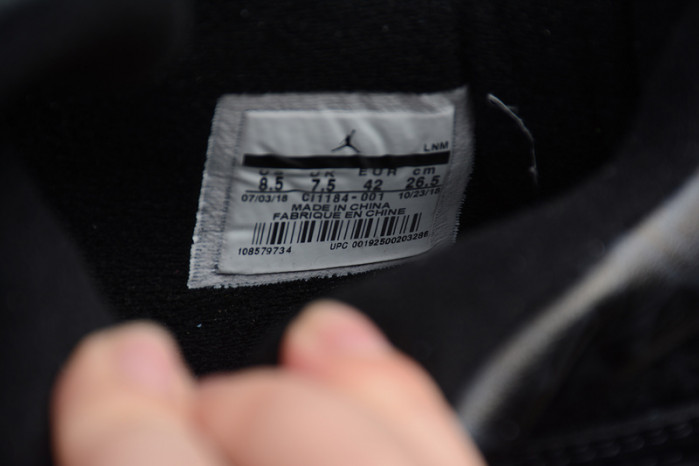 AIR JORDAN 4 RETRO BLACK CI1184-001